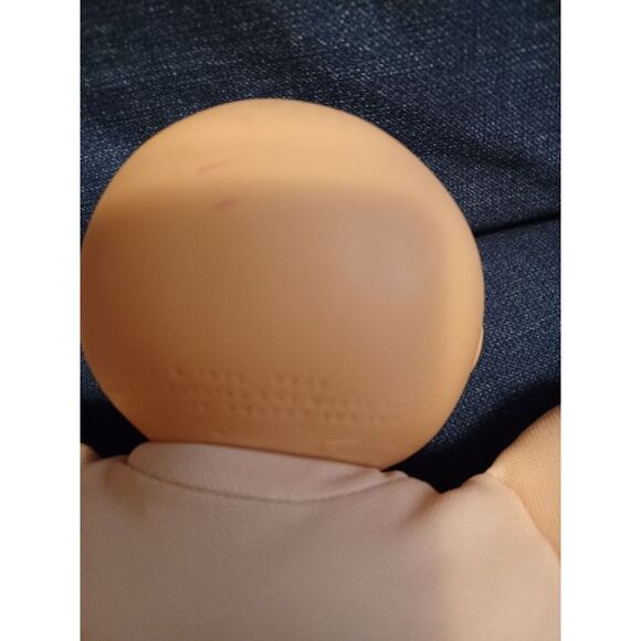 Vintage Cabbage Patch Kids Doll Dimple Brown Eyes Bald Signed 1978 1982 13" - Picture 11 of 12